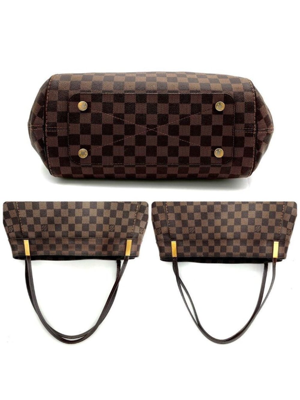 ★SOLD★ Louis Vuitton Damier Ebene Marribbon GM Tote - Picture 6 of 10